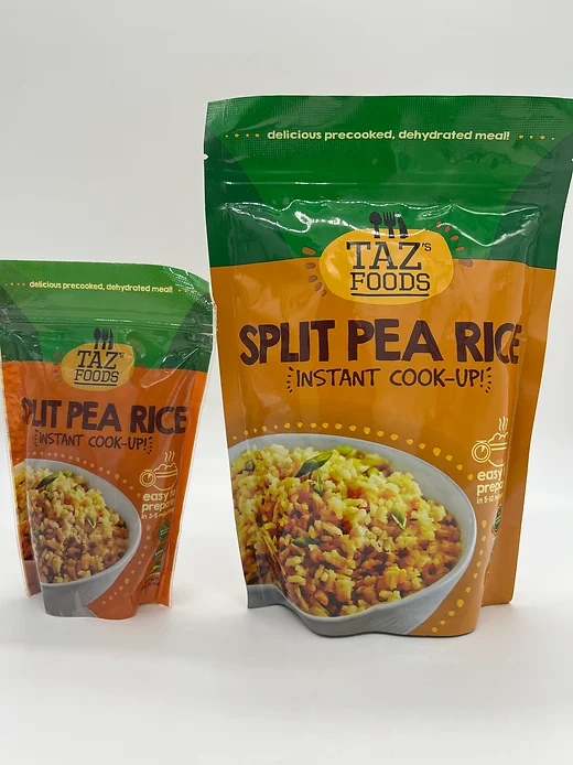 TAZ-FOODS 1 Taz Foods Split Peas Rice, Instant Cook up