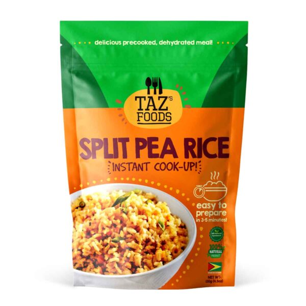Taz Food Taz Foods Split Peas Rice, Instant Cook up