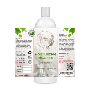 Moisturizing shampoo Nature's Wrap Natural Products Moisturizing Shampoo 8oz