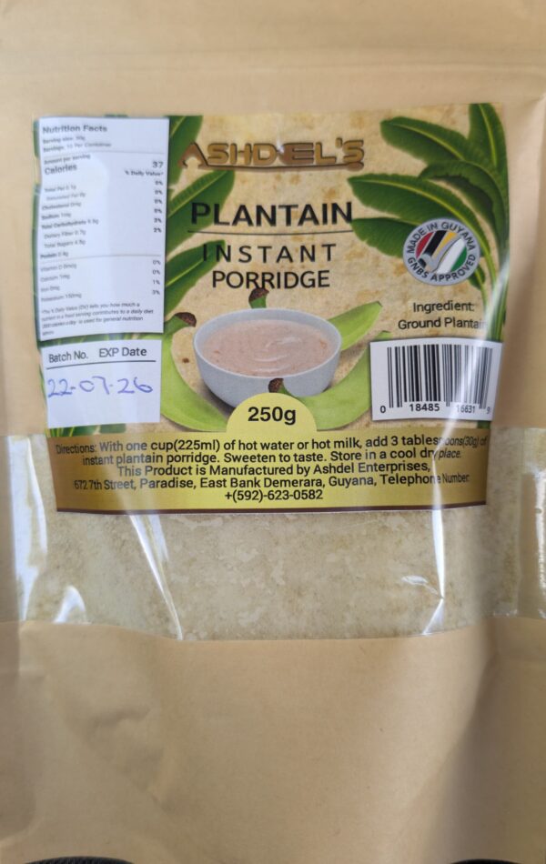 instant plantain porridge Ashdel's Enterprise Instant Plantain Porridge 250g
